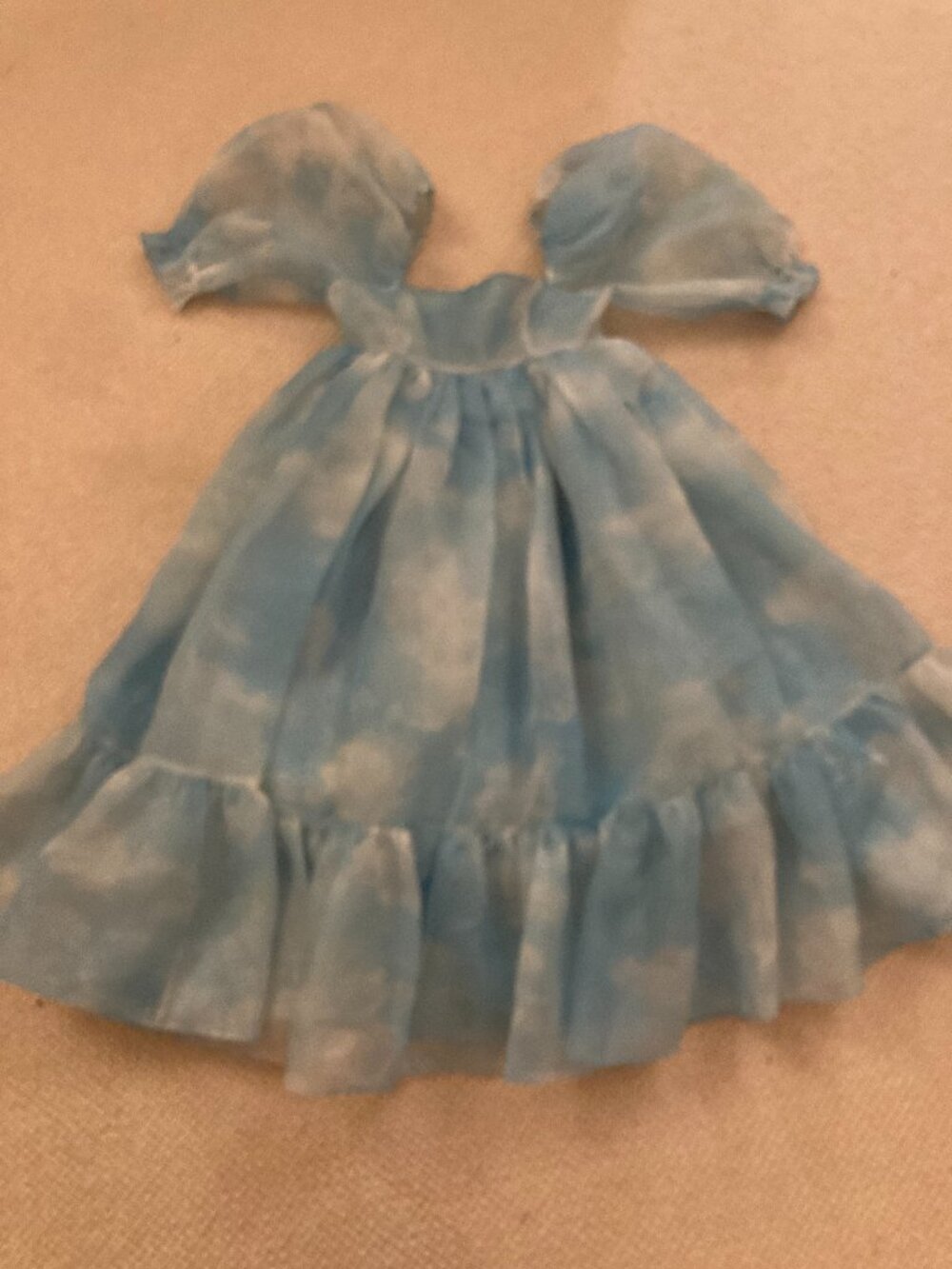 Head in the Clouds French Puff Dress- Worn Once